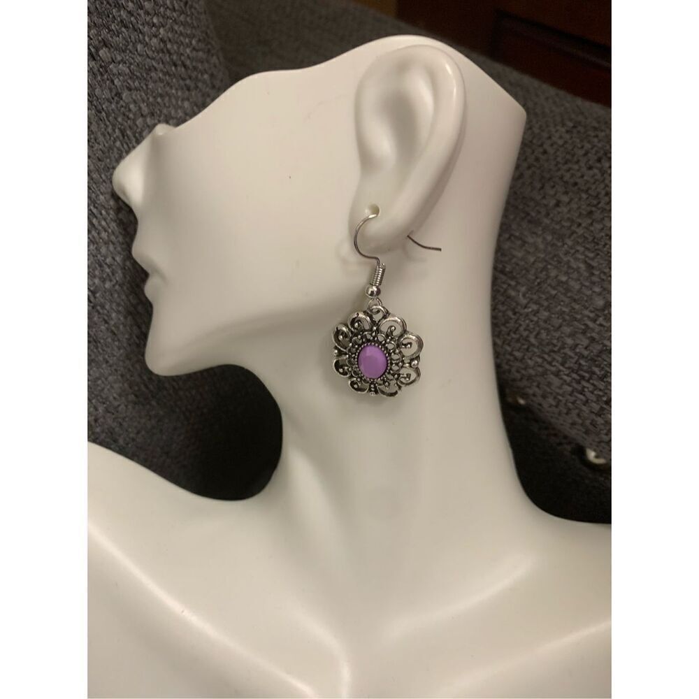 Lavender Dangle Earrings